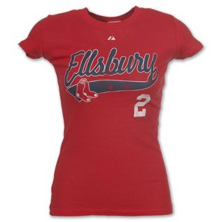 Majestic Boston Red Sox Jacoby Ellsbury Lead Role Womens Tee