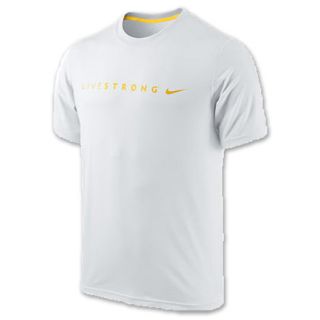 Mens Nike LIVESTRONG Legend Training Shirt White