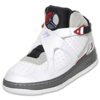 Jordan AJF 8 Preschool Basketball Shoe White/Black