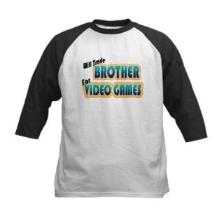 Trade Brother Video Games Kids Baseball Jersey by