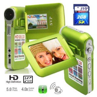 SVP T100 Green True High Definition 1280x780p Pocket Size