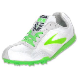 Brooks PR LD Womens Track Spike White/Neon Green