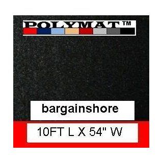 10ft x 54 W Polymat Black Speaker Box Carpet Truck Car