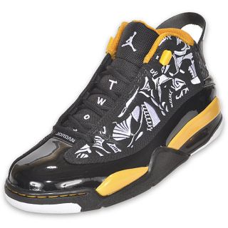 Jordan Mens Retro Dub Zero Basketball Shoe Black