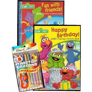 Sesame Street Happy Birthday & Fun with Friends Jumbo