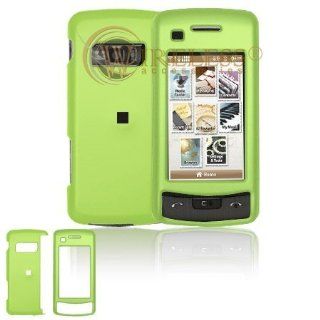 LG VX11000 Cell Phone Rubber Neon Green Feel Protective