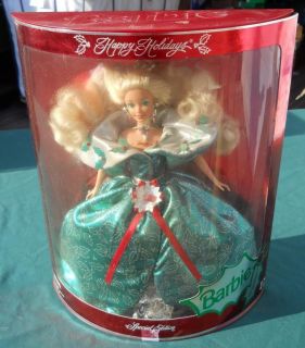 Special Edition 1995 Happy Holiday Barbie Doll Mattel Christmas x Mas