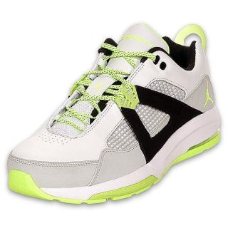 Jordan Mens Q4 Cross Training Shoe White/Neon