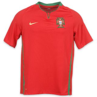Nike Mens Short Sleeve Portugal Soccer Jersey Red
