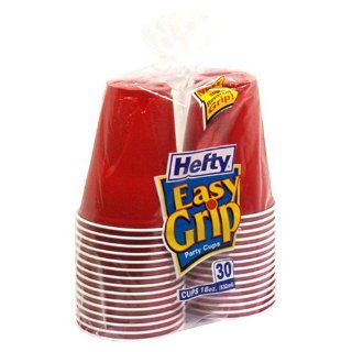 Hefty Easy Grip 18 Ounce Cups (Red), Case Pack, Twelve