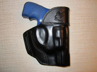 Ruger LCR Revolver Holster Shaped Leather Holster OWB Belt Holster