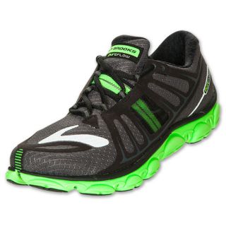 Mens Brooks PureFlow 2 Running Shoes Black/Lime