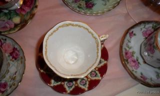 RARE Vintage Royal Albert Holyrood Royal Series Cup Saucer Pink Roses