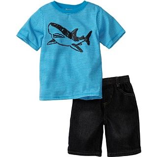 Kids Headquarters Boys 2 7 Shark 2 Pack Short Sleeve Shirt