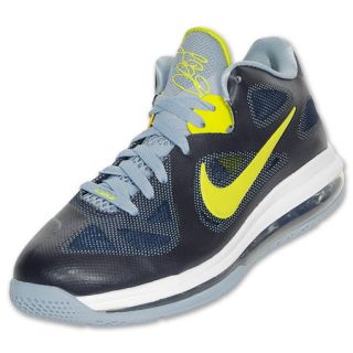 Nike LeBron 9 Low Mens Basketball Shoes Grey/Lime