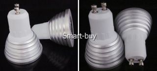 GU10 RGB 3W 4W Spot Downlight Lamp Light Bulb 16 Colors Changing