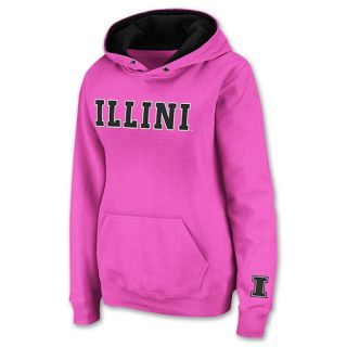Illinois Fighting Illini Womens NCAA Pullover Hooded Sweatshirt