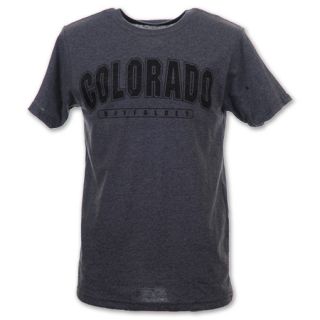 NCAA Colorado Buffaloes Semi Destroyed Mens Tee Shirt