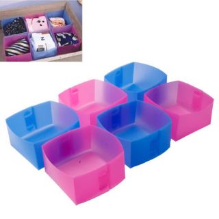  Foldable Square Plastic Storage Box Container Home Organization