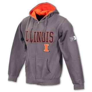Illinois Fighting Illini NCAA Mens Full Zip Hoodie