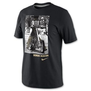 Nike Wake Forest Demon Deacons NCAA Mascot Photo Mens Tee Shirt
