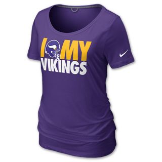 Nike Minnesota Vikings Team Dedication Womens NFL Tee Shirt
