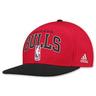 Adidas Chicago Bulls NBA Draft Snapback Hat Red