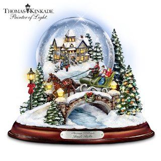 Thomas Kinkade Jingle Bells Illuminated Musical Christmas