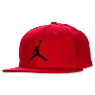 Jordan Jumpman Mens Fitted Hat Gym Red