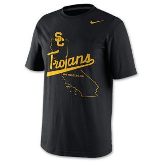 Mens Nike USC Trojans NCAA State T Shirt Black