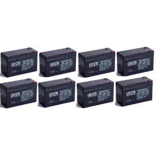 12 Volt 7 Amp Hour Alarm Battery   8 Pack 