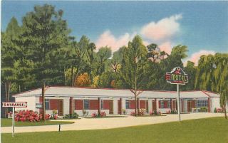 FL Homosassa Springs L Motel Circa 1950s T72613