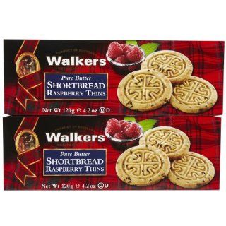 WalkersShortbread Raspberry Thins 4.2 oz Grocery