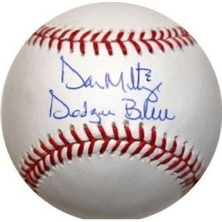 Signed Don Mattingly Baseball   Dodger Blue IRONCLAD