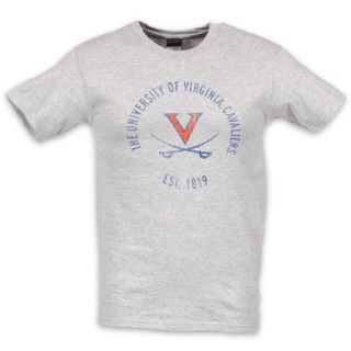 Virginia Cavaliers NCAA Retro Mascot Tee Grey