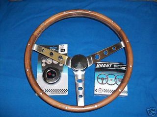 1967 Corvette Walnut Grant Steering Wheel Kit