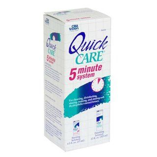 Quick Care 5 Minute System Contact Lens Cleaner 12 Fluid