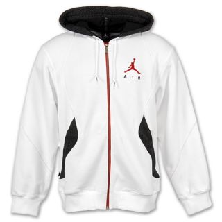 Air Jordan Remix Mens Hooded Jacket White/Black