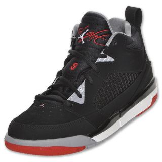 Jordan Flight 9 Preschool Basketball Shoe Black/Red