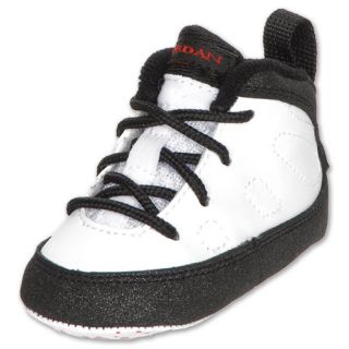 Air Jordan Retro 9 Crib Shoe White/Varsity Red