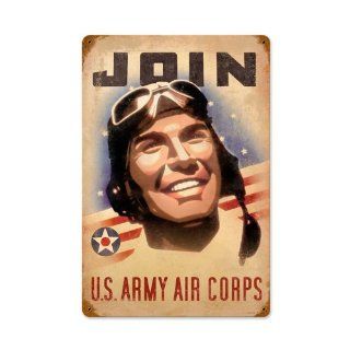 Join Army Allied Military Vintage Metal Sign   Victory