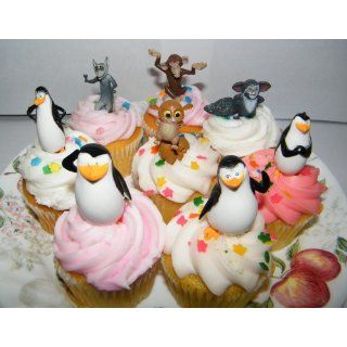 The Penguins of Madagascar Cake Topper Cupcake Decoration