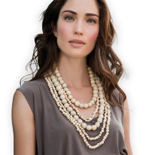 Andean Collection Fair Trade Cascade Necklace (Ivory) Jewelry 