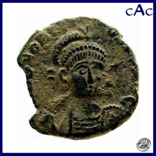 CAC Honorius Concordia Avgg Constantinopolis Seated 401 403 Ad Scarce