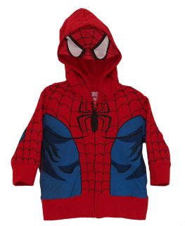  Amazing Spider Man Marvel Comics Costume Mask Toddler Zip Up Hoodie
