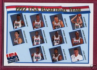 USA Basketball Team 91 92 NBA Hoops 3 Avail