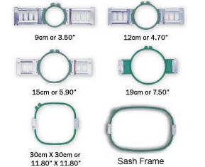frames hoops included 2 x shirt front round hoop 9