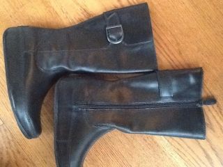 NWT Fitflop Hooper Boot Tall Black Leather 225 00 boots size US 7 EUR