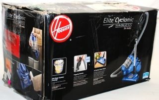 Hoover S3825 Elite Cyclonic Bagless Canister Vacuum with Power Nozzle