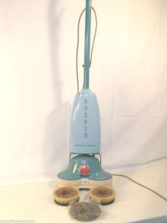 VINTAGE 60s HOOVER FLOOR SHAMPOO POLISHER SCRUBBER BUFFER w/ PADS SEE